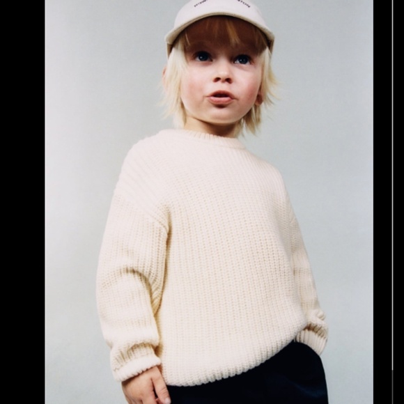 🤍 HALF CARDIGAN STITCH KNIT SWEATER - Picture 1 of 3